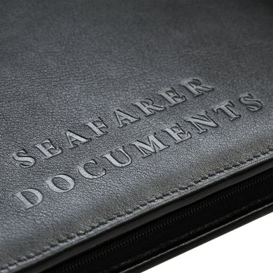Profi - Folder for maritime documents made of artificial leather