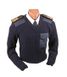 Nautical sweater. Blue color. Wool Mixture, Темно-синий, 44, 182-188 см