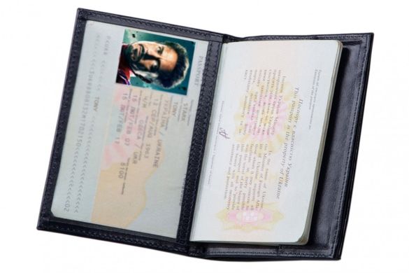 Leather passport wallet (Passport cover + wallet)